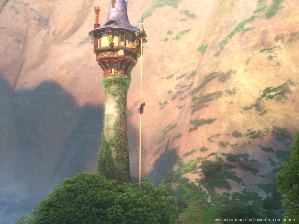 Tangled Wallpaper - Rapunzel's Tower Background Tangled , HD Wallpaper & Backgrounds