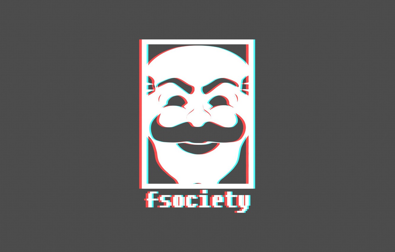 Photo Wallpaper Wallpaper, Minimalism, Fsociety - Fc Society Mr Robot , HD Wallpaper & Backgrounds