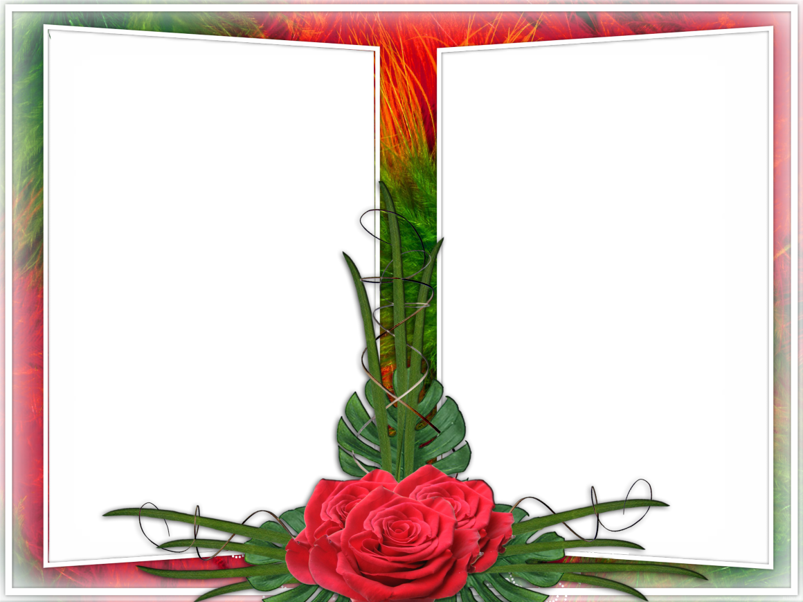 Transparent Png Frames For Photoshop Free Download - Love Flower Photo Frames , HD Wallpaper & Backgrounds
