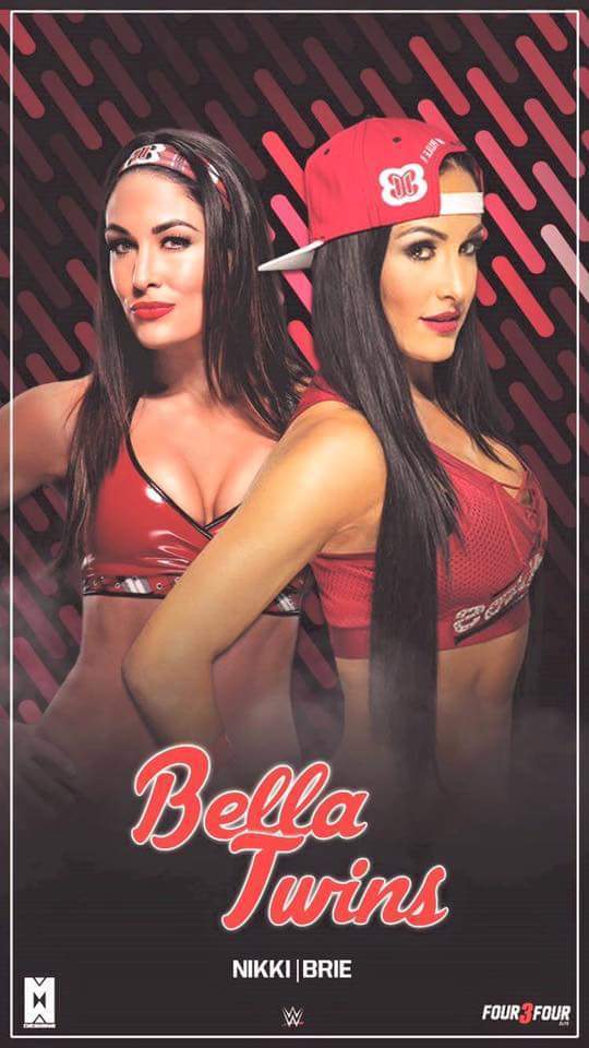 Wallpaper, Wwe, And Brie Bella Image - Wwe Wallpaper The Bella Twins , HD Wallpaper & Backgrounds