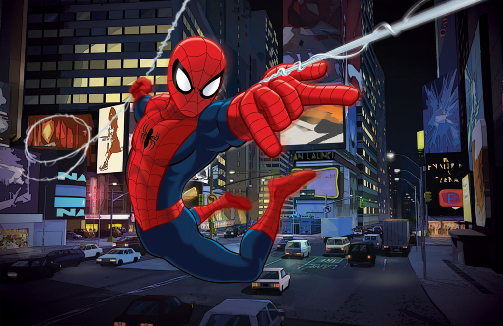 Wallpaper-ultimate Spiderman - Spiderman With Background Png , HD Wallpaper & Backgrounds