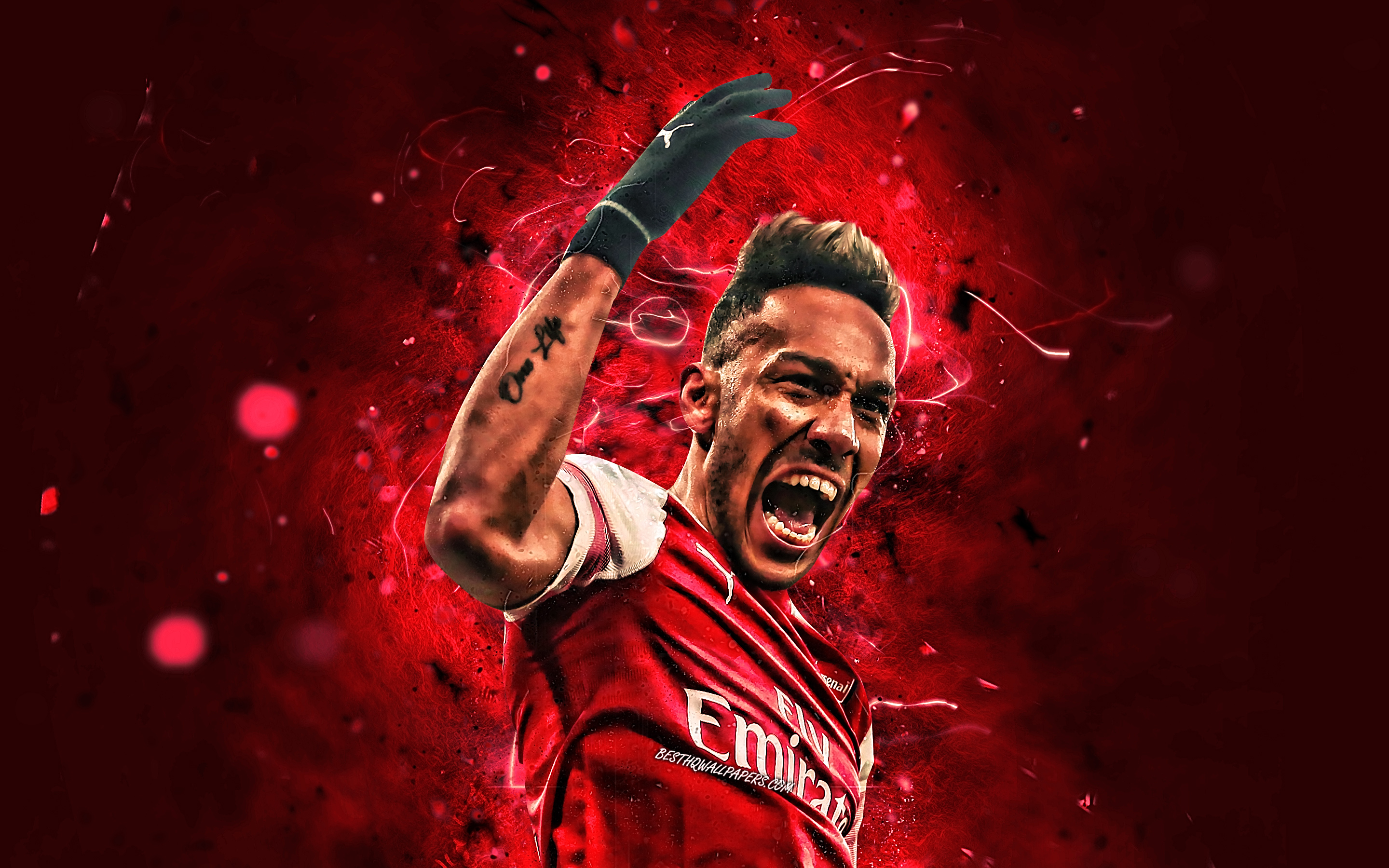 Pierre Emerick Aubameyang, Close Up, Arsenal Fc, Goal, - Philippe Coutinho Wallpaper Bayern , HD Wallpaper & Backgrounds