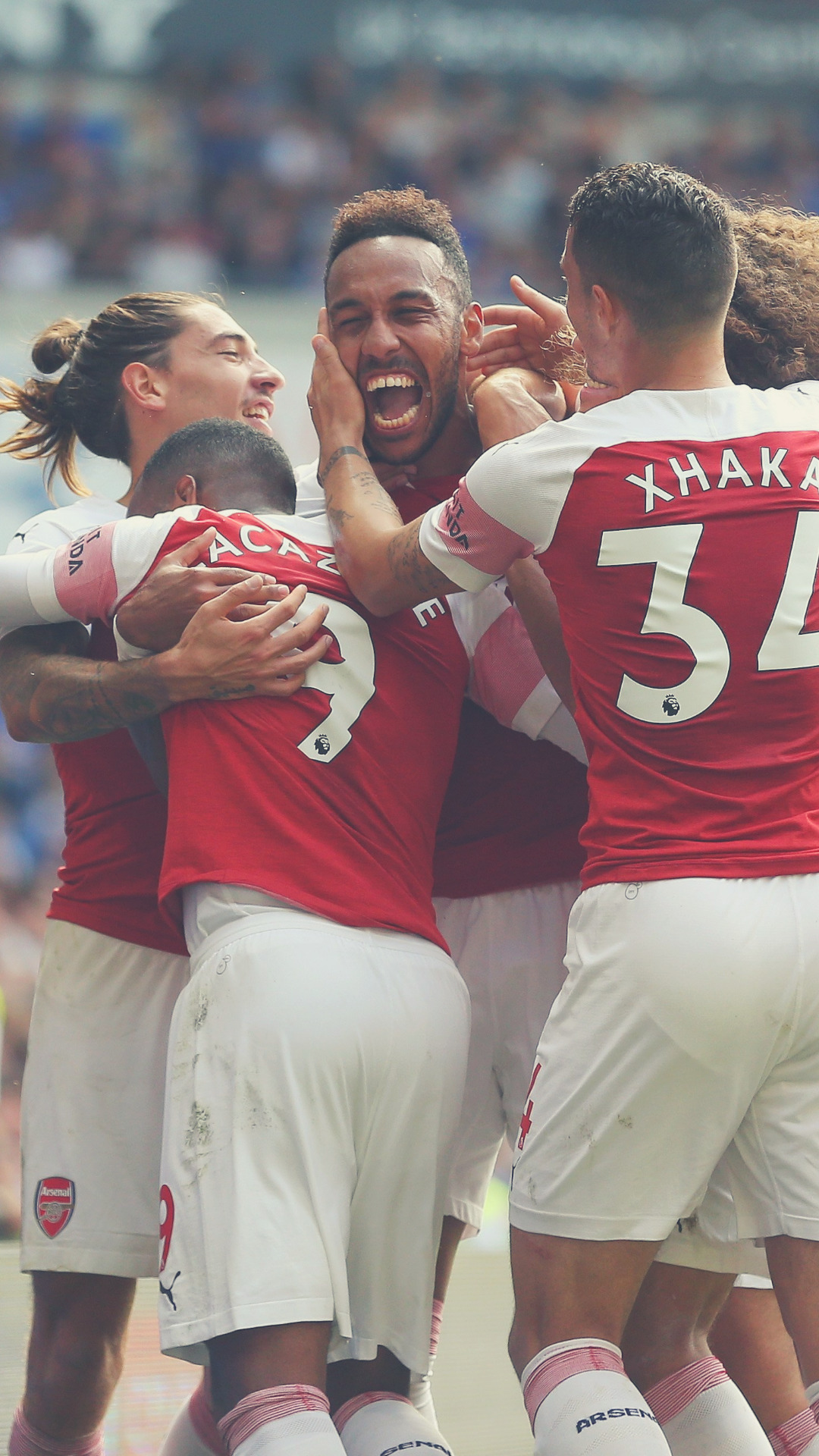 Image - Lacazette And Aubameyang Iphone , HD Wallpaper & Backgrounds