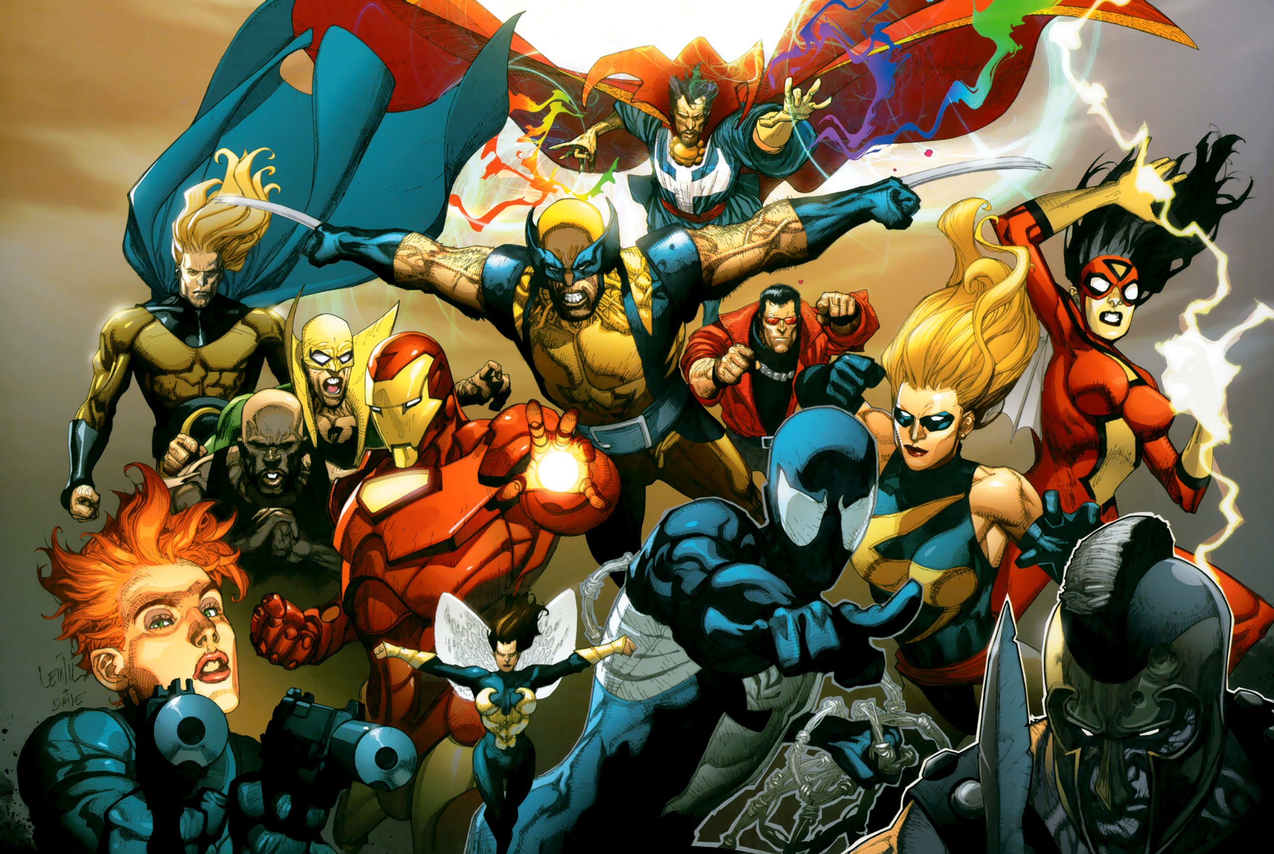 Comics Avengers The Avengers Doctor Strange Ms - Marvel Puzzle 300 Pieces , HD Wallpaper & Backgrounds
