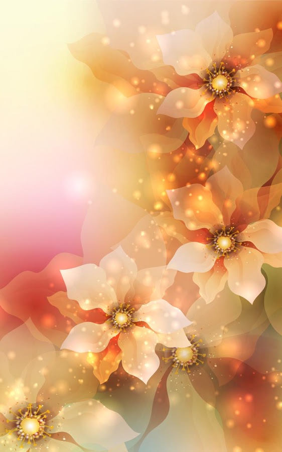 Glowing Flowers Live Wallpaper In Cafe Bazaar For Android , HD Wallpaper & Backgrounds