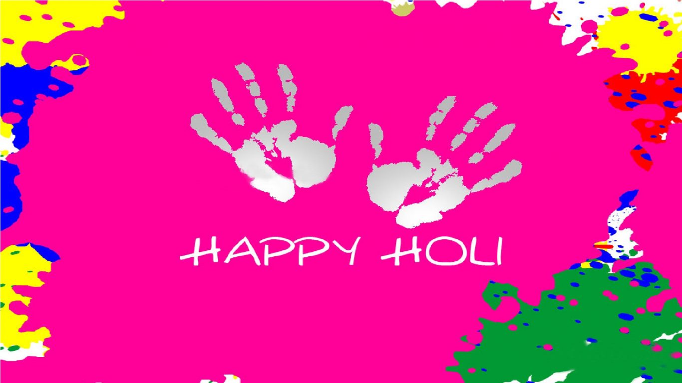 Holi Wallpaper Hd 1080p - Holi 2020 Greeting Card , HD Wallpaper & Backgrounds