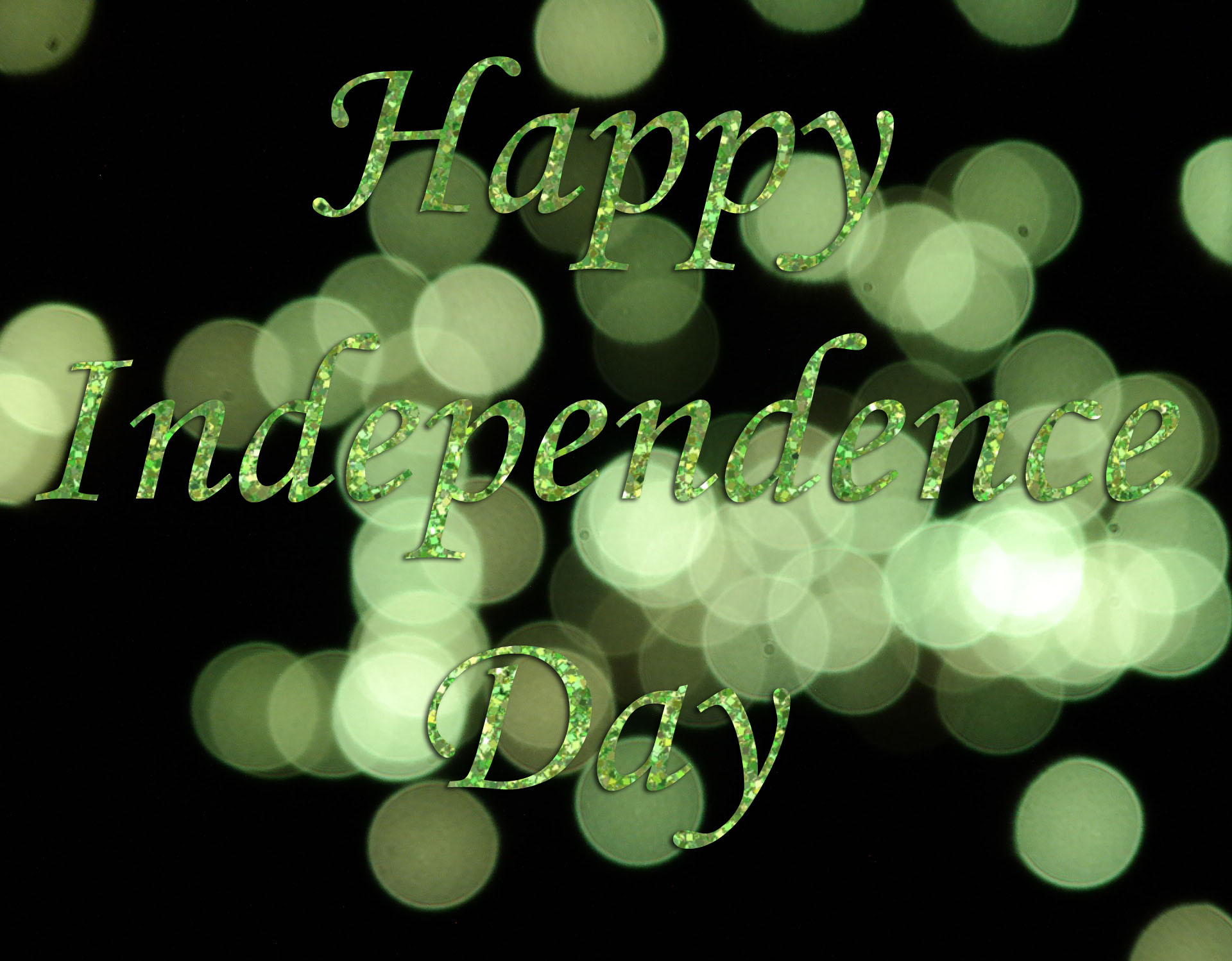 Green Glitter Happy Independence Day Hd Wallpaper - Independence Day Picture Pakistan , HD Wallpaper & Backgrounds