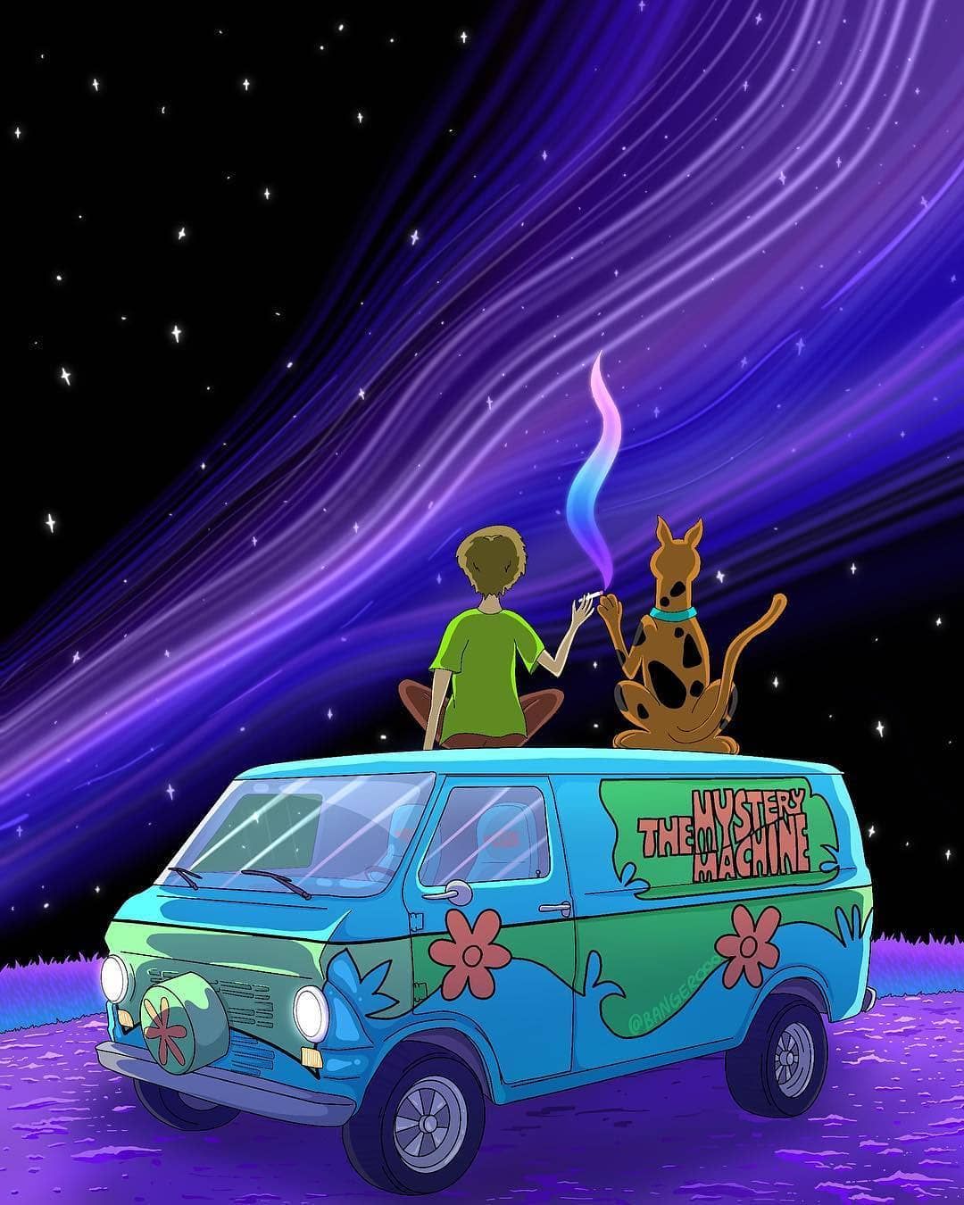 Scooby And Shaggy Smoking , HD Wallpaper & Backgrounds