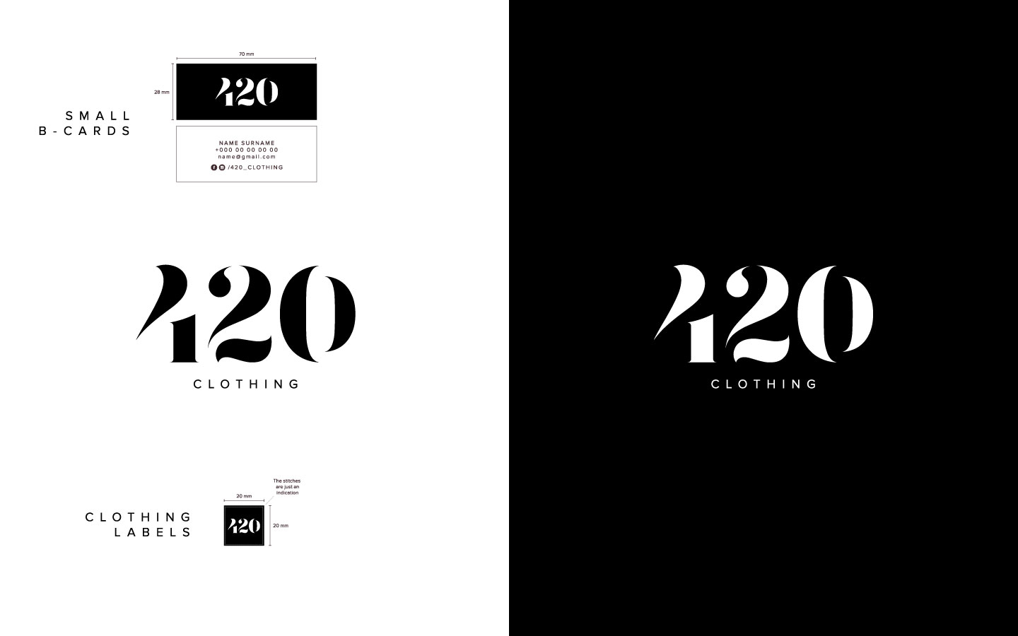 Logo Design By Lemonade For 420 Clothes Company - 420 Logo , HD Wallpaper & Backgrounds