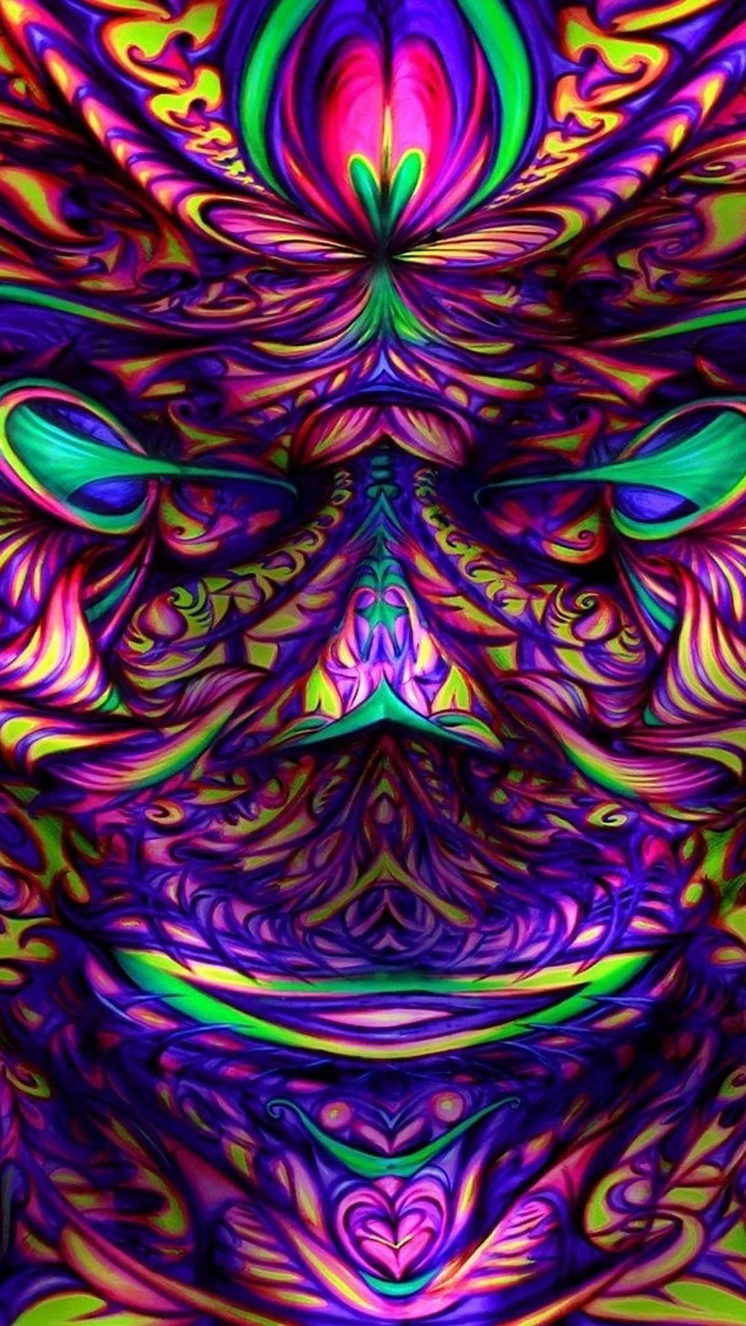 Trippy Iphone 5 Wallpaper - Psychedelic Wallpaper Iphone 8 , HD Wallpaper & Backgrounds