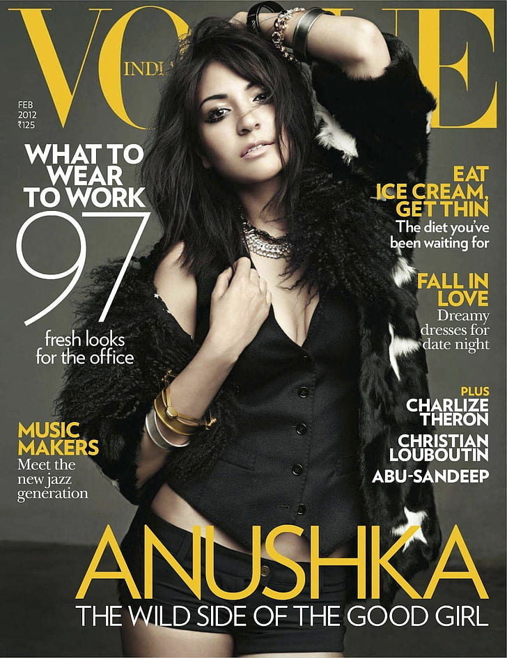 Anushka Sharma Vogue Cover, Hd Wallpaper - Anushka Sharma Magazine Cover , HD Wallpaper & Backgrounds