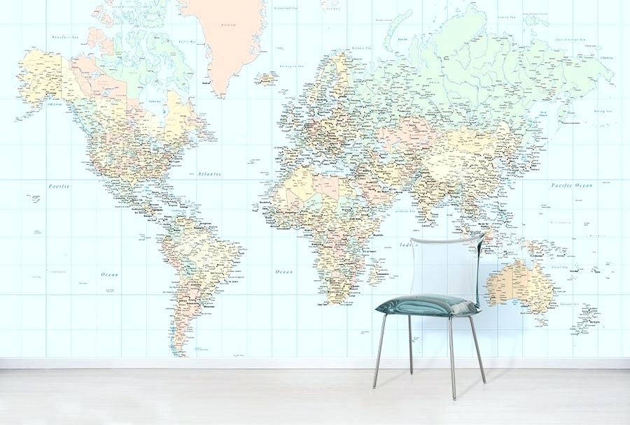 World Map Wallpaper Sivakarthikeyan - World Map Pastel , HD Wallpaper & Backgrounds