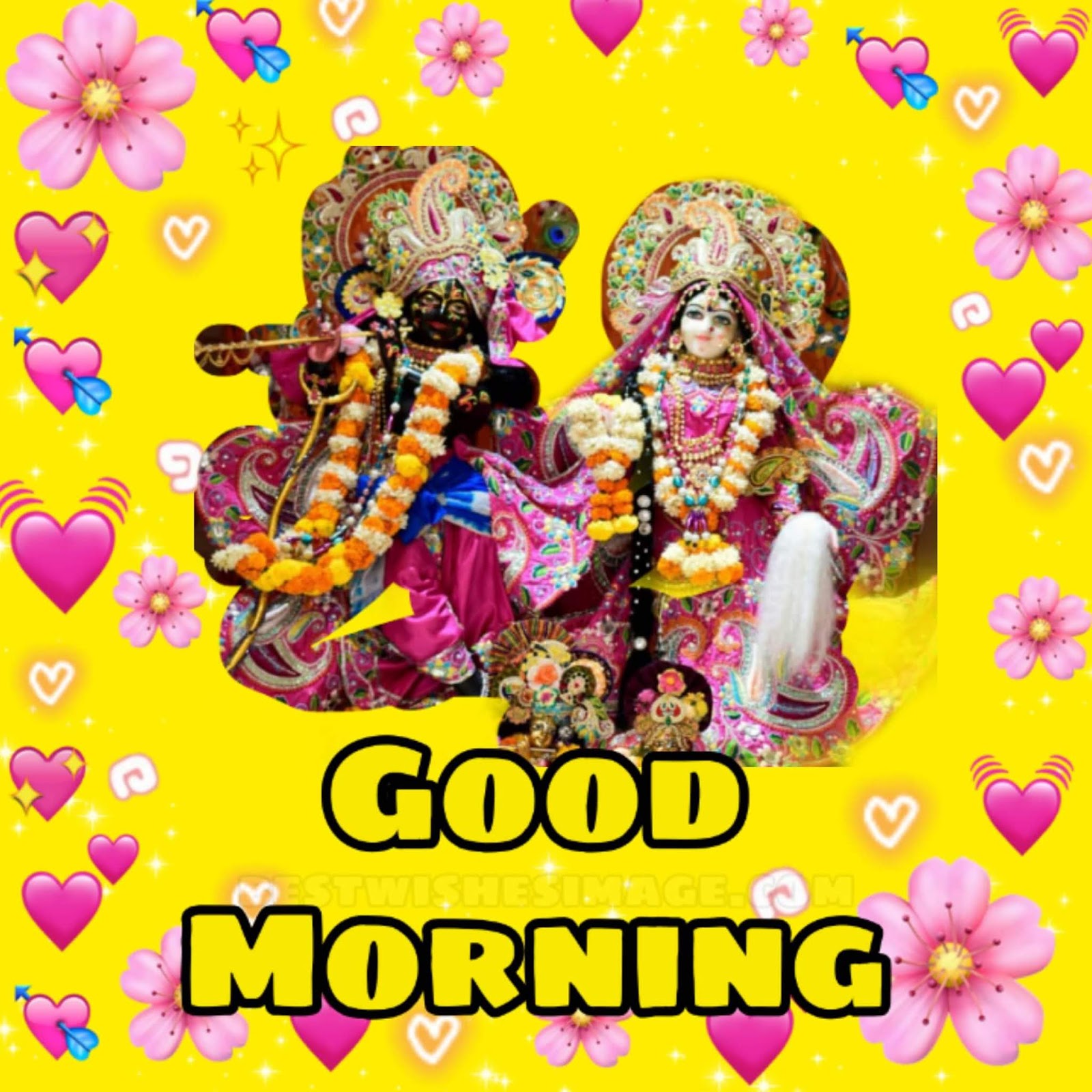 100 Plus Good Morning Radhe Krishna Images Wallpaper - Heart Emoji Meme Transparent , HD Wallpaper & Backgrounds