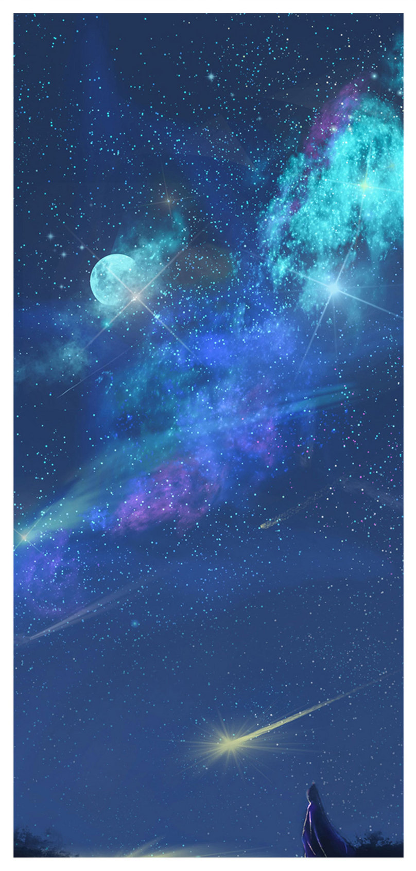 Starry Mobile Wallpaper - Telefon Duvar Kağıdı Yıldızlar , HD Wallpaper & Backgrounds