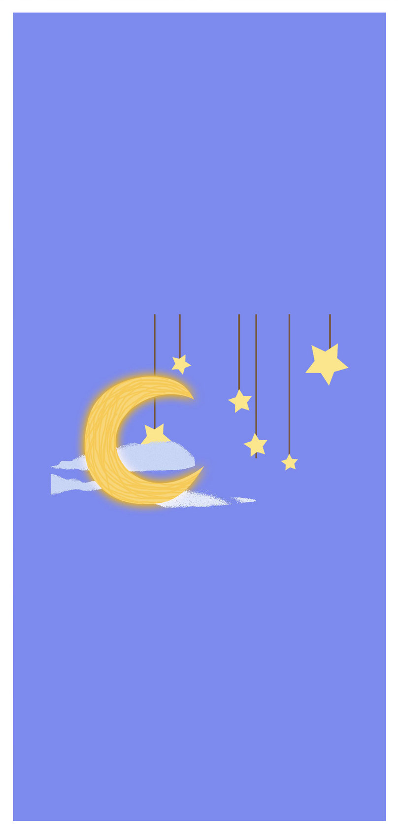 Moon Star Mobile Wallpaper - Fondo De Pantallas De Lunas Y Estrellas , HD Wallpaper & Backgrounds