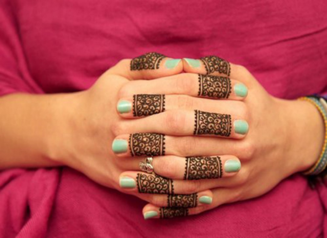 Mehndi Design Wallpapers - Hand Simple Mehandi Designs , HD Wallpaper & Backgrounds