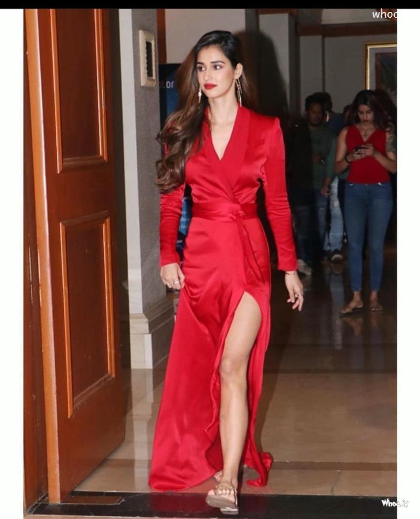 Disha Patani Bollywood Actress 4k Hd Images - Disha Patani In Red Dress On Malang Promotion , HD Wallpaper & Backgrounds