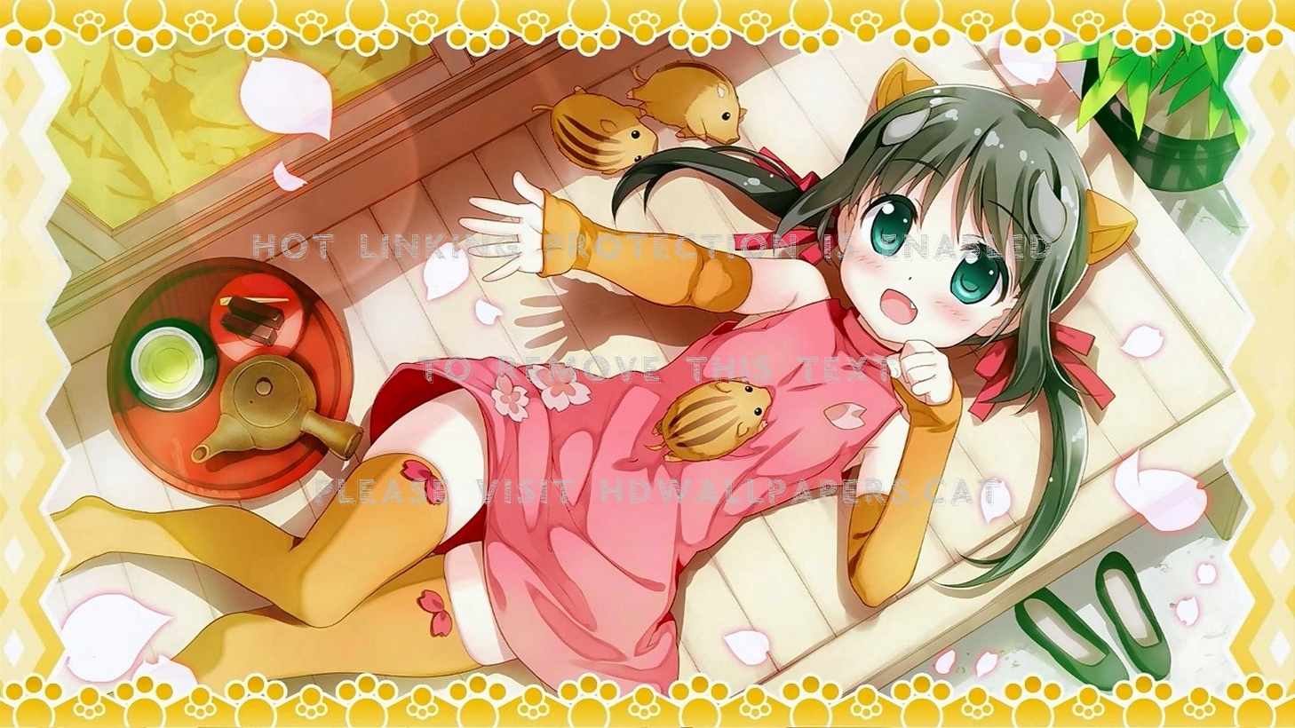 Uri-tan Loli Anime Girls Boar Cute Etotama - Etotama Uri Tan , HD Wallpaper & Backgrounds