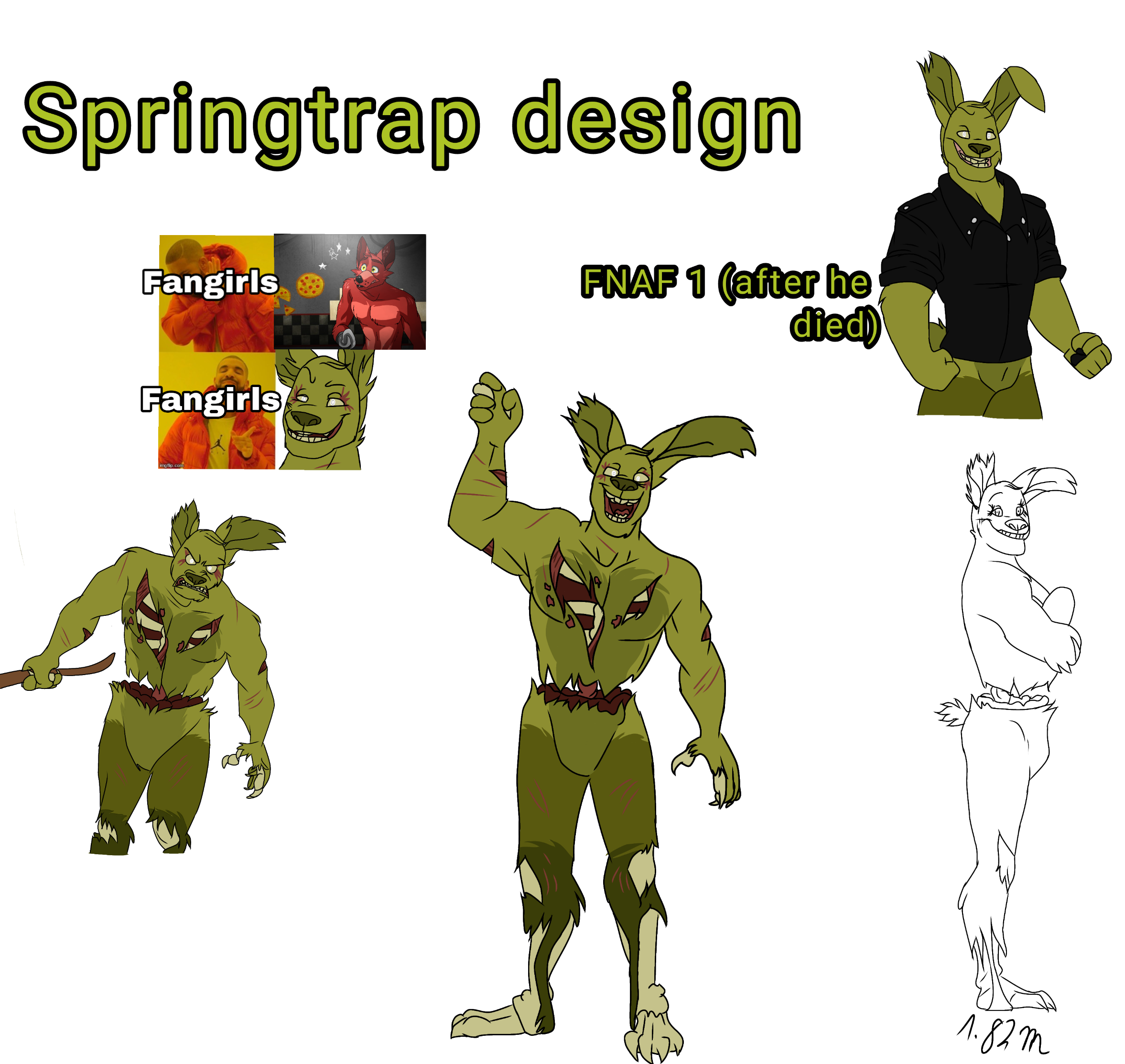 Springtrap Design 

holy Shit Finally Something And , HD Wallpaper & Backgrounds
