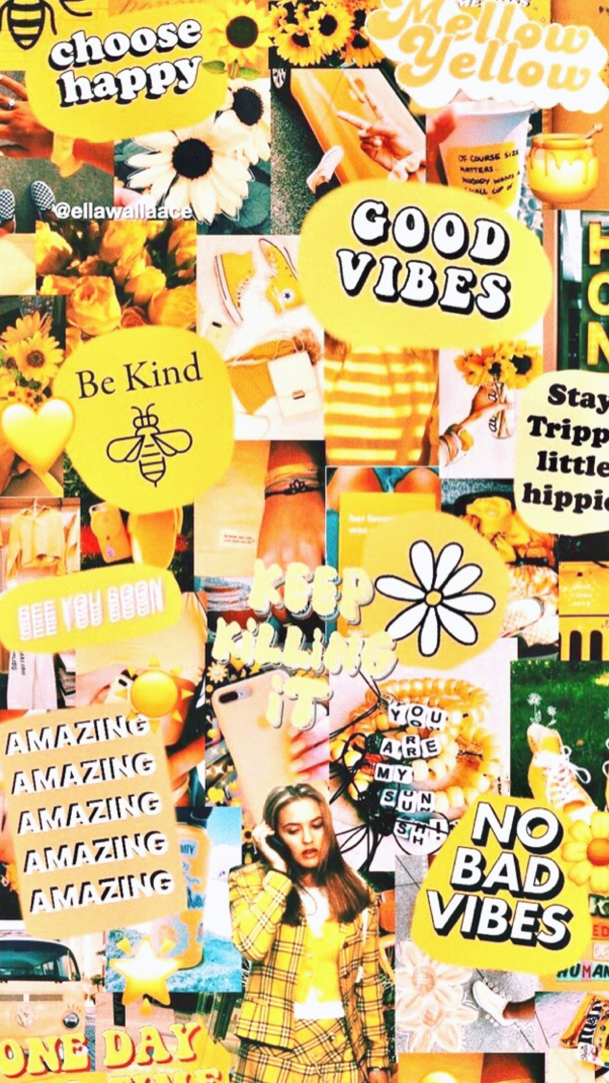 Vsco Girl Yellow , HD Wallpaper & Backgrounds