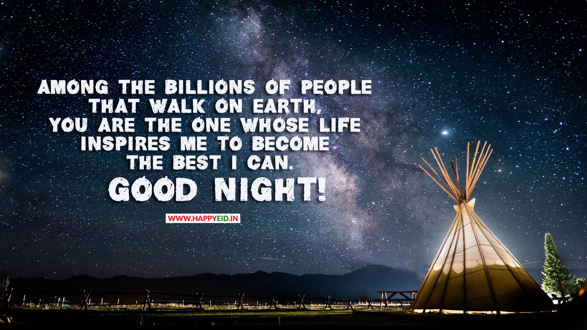 Good Night Quotes Whatsapp Images - Milky Way , HD Wallpaper & Backgrounds