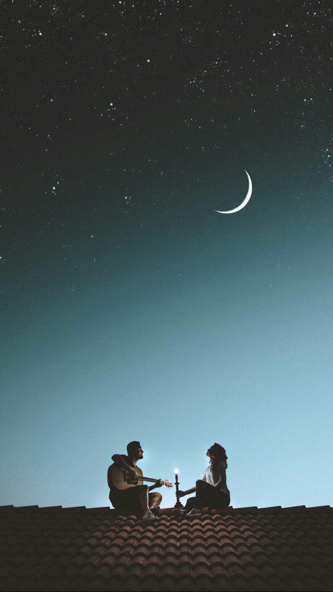 Wallpaper Night Love - Couple Night , HD Wallpaper & Backgrounds