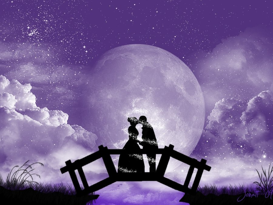 Facebook Wallpapers And Profile Pics With Love Couple - Night Love Wallpaper Hd , HD Wallpaper & Backgrounds