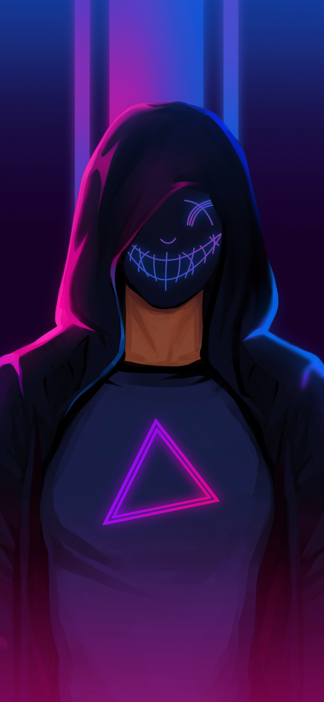 Most Cool Wallpapers - Hoodie Mask Anime Boy , HD Wallpaper & Backgrounds