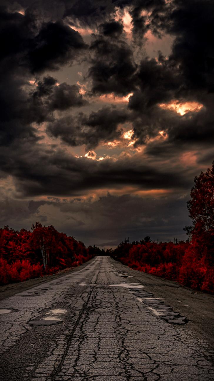 Dark Scary Sky Background , HD Wallpaper & Backgrounds