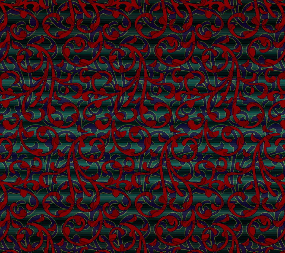 Red Plants Pattern Android Hd Wallpaper , HD Wallpaper & Backgrounds