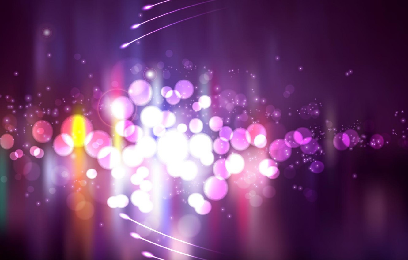 Photo Wallpaper Circles, Glow, Purple, Nice Background - Cool Blur Lights Wallpaper Hd , HD Wallpaper & Backgrounds