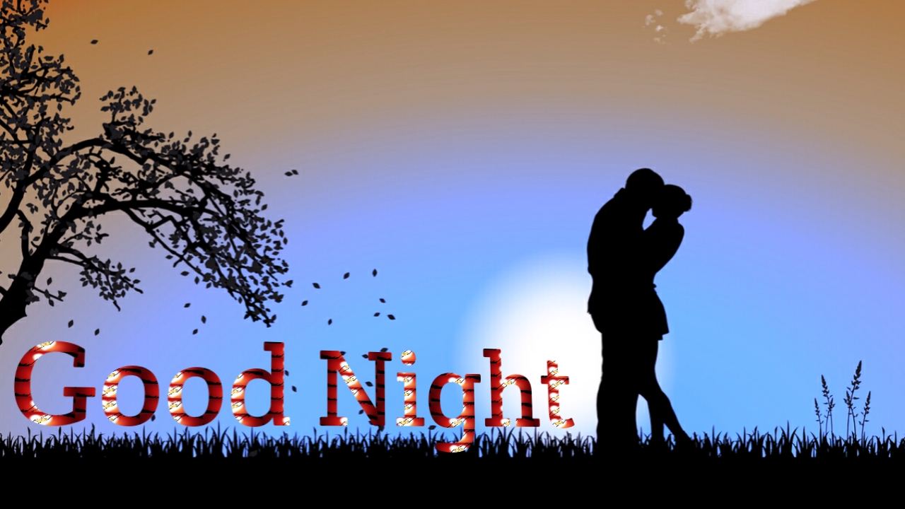 Romantic Good Night Images Pics Free Download - Good Evening Images Kiss , HD Wallpaper & Backgrounds