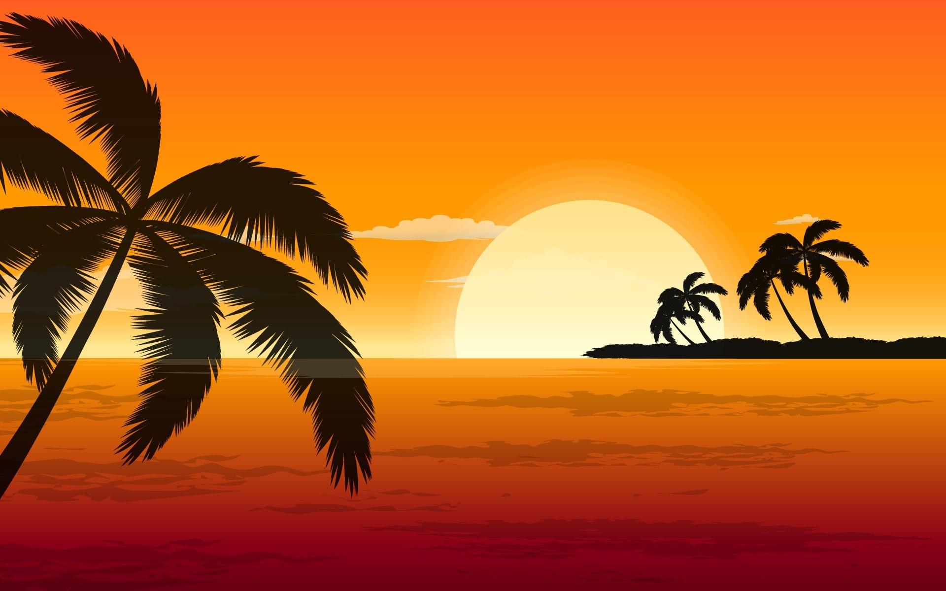 Gambar Pemandangan Matahari Terbenam , HD Wallpaper & Backgrounds