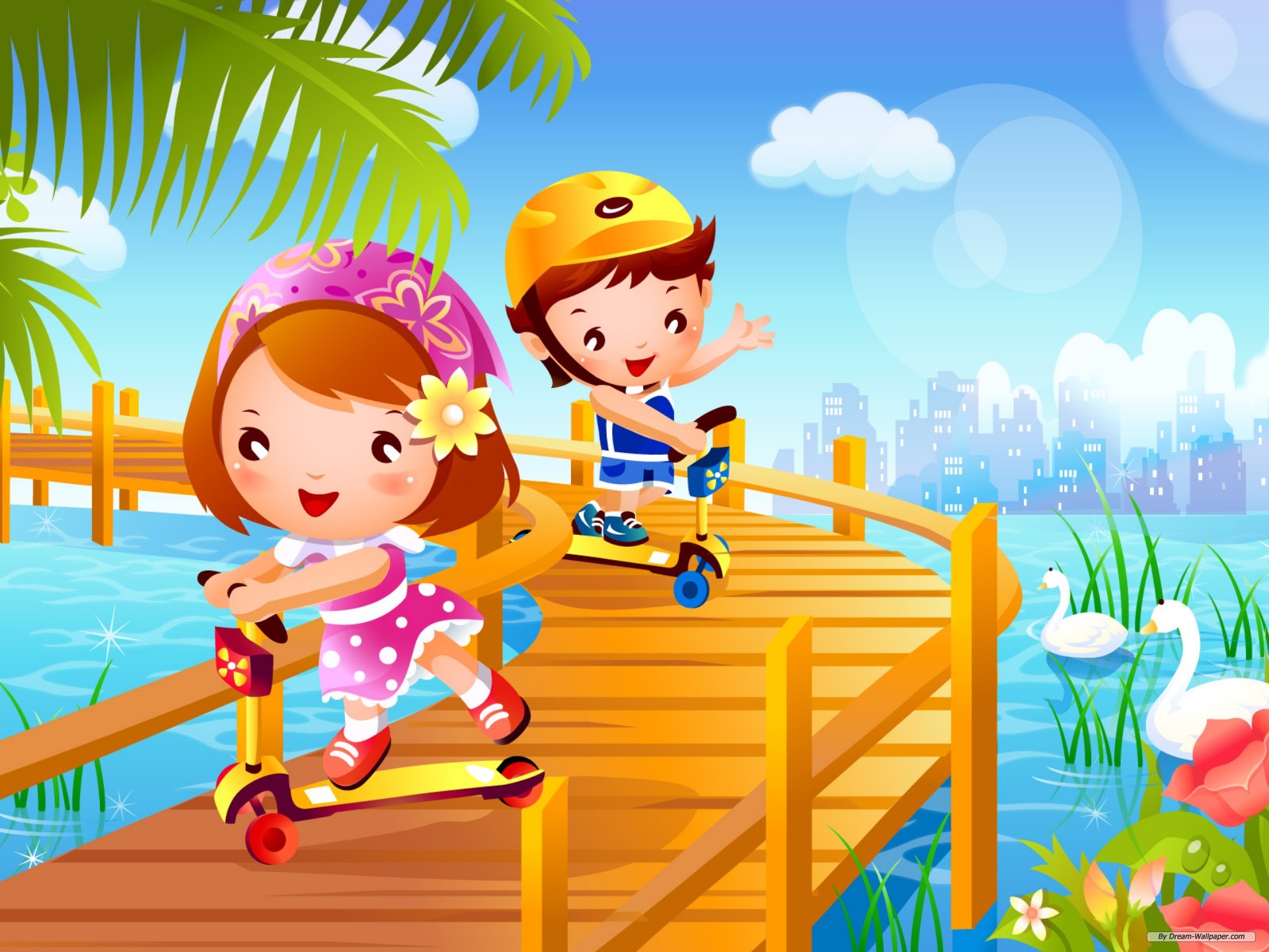 Cartoon Wallpapers Free - Urdu Title Page For Kids , HD Wallpaper & Backgrounds