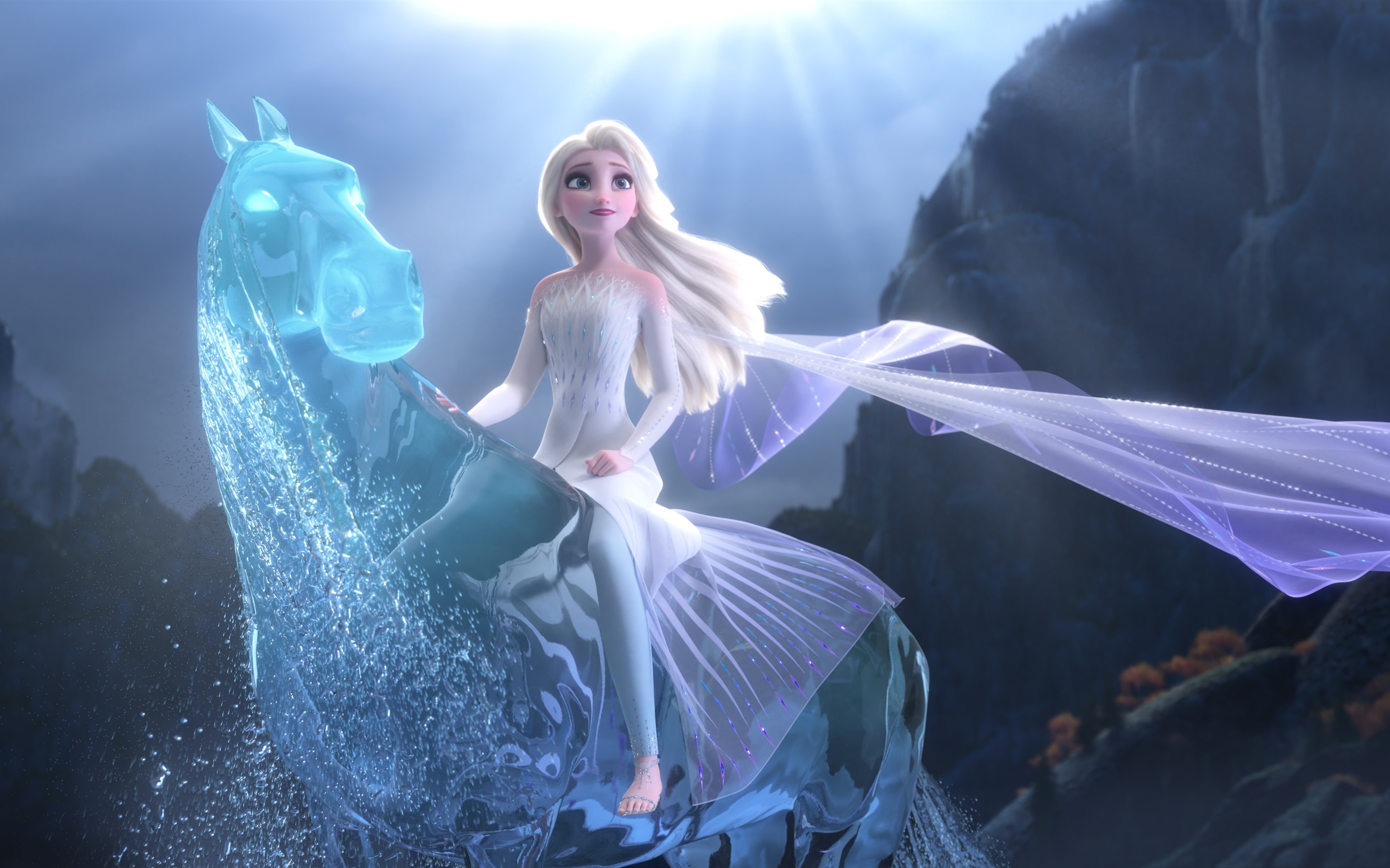 Frozen 2 Elsa On Horse , HD Wallpaper & Backgrounds