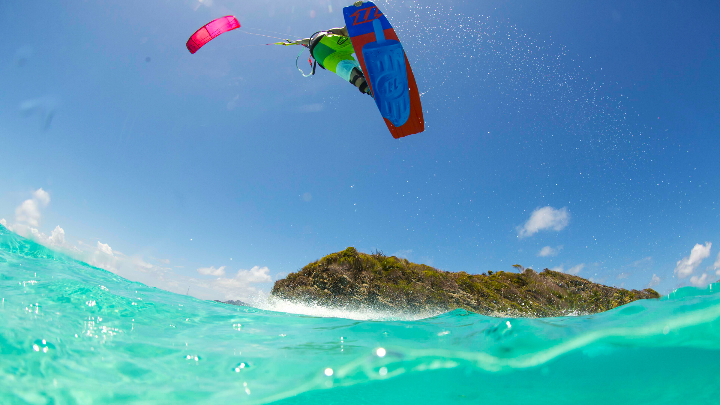 Kitesurf Wallpaper Image - Kite Surfing High Res , HD Wallpaper & Backgrounds