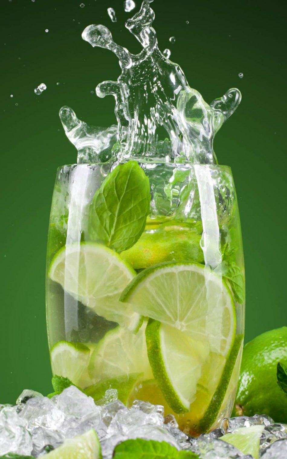 Lime Mint Water Cocktails Hd Mobile Wallpaper - Micromax Bolt Walpapr , HD Wallpaper & Backgrounds