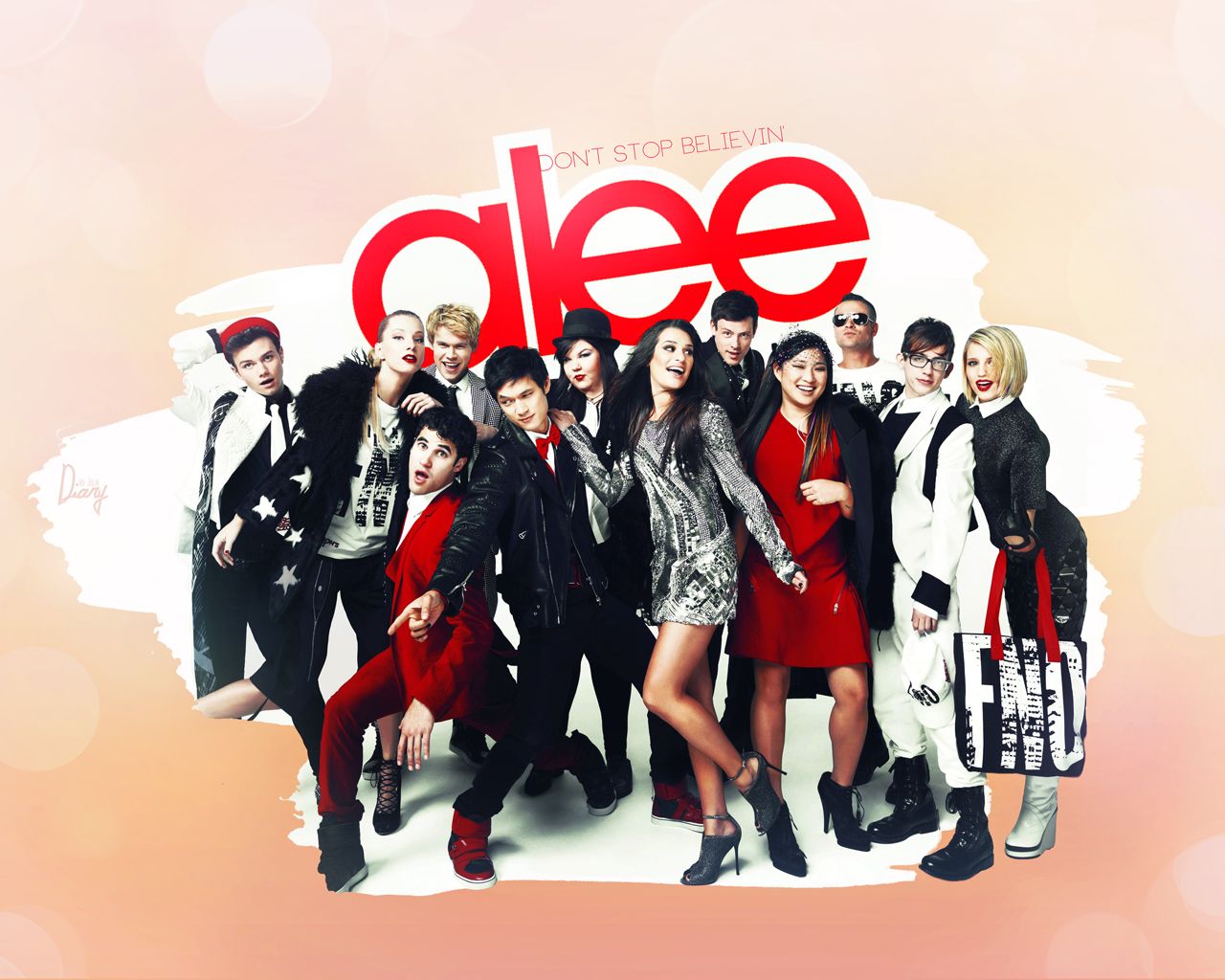 Hd Glee 4k Wallpaper - Glee Cast Fashion Night Out , HD Wallpaper & Backgrounds