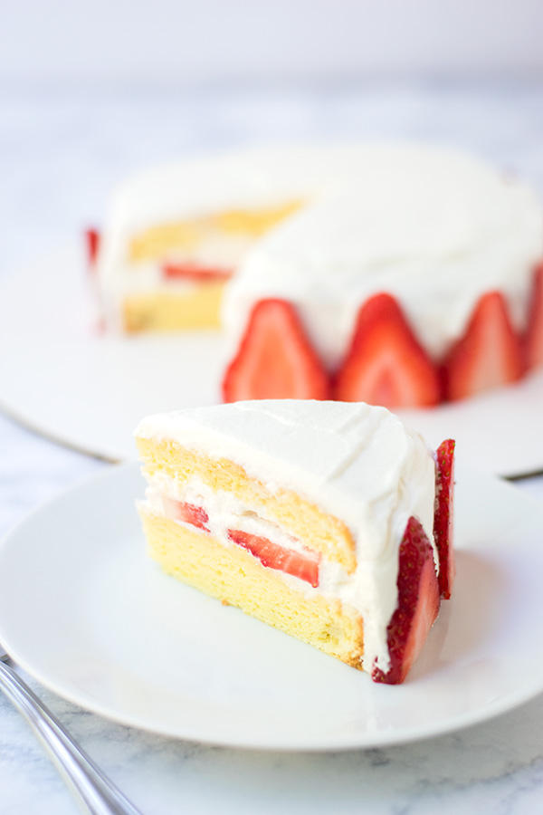 Slice Of Japanese Strawberry Shortcake, With Cake In - Cheesecake , HD Wallpaper & Backgrounds