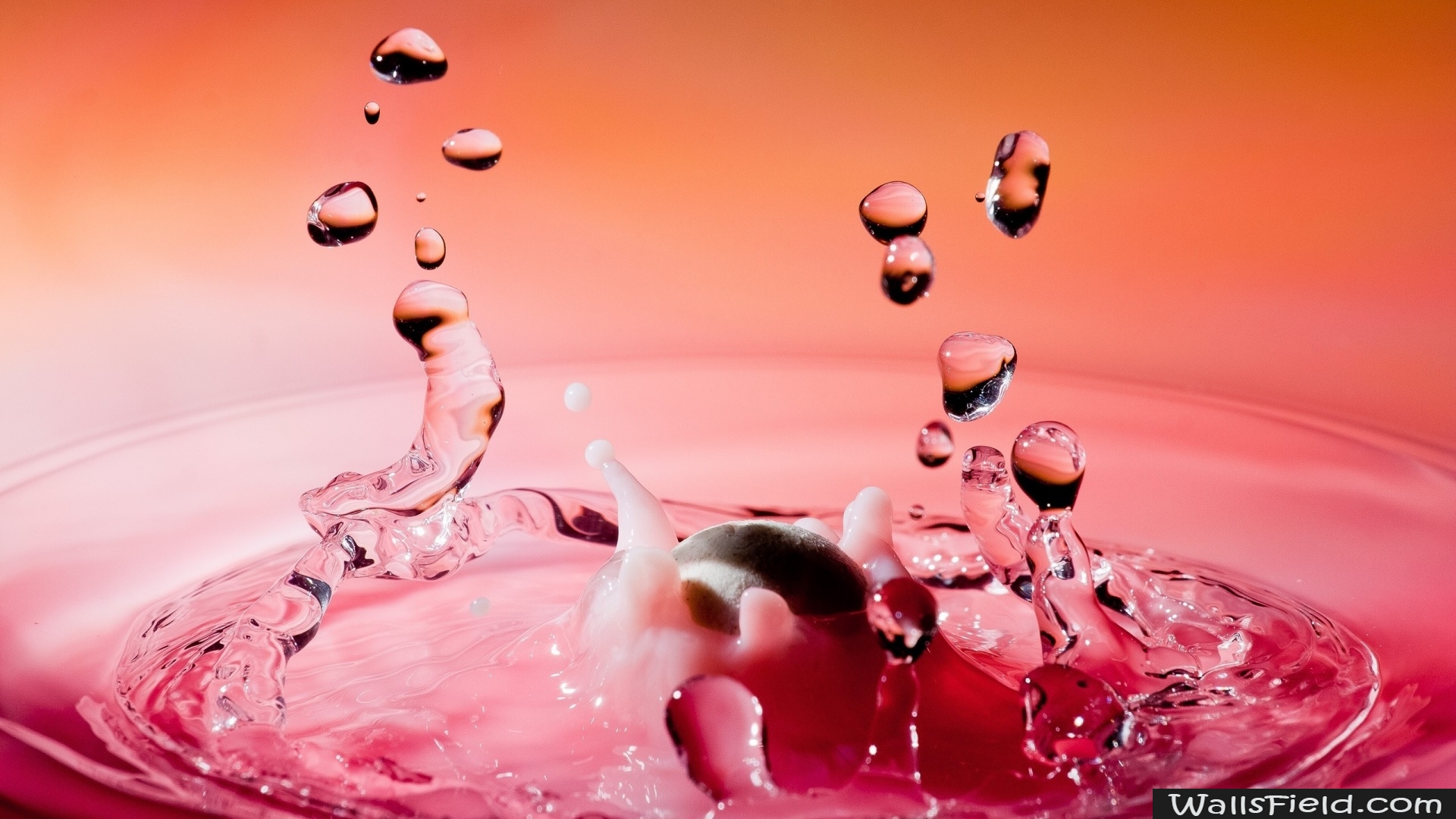 Pink Water Wallpaper , HD Wallpaper & Backgrounds