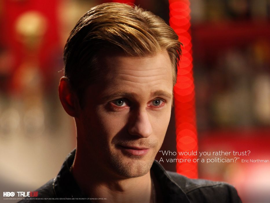 True Blood Alexander Skarsgard Wallpaper - True Blood Eric Quotes , HD Wallpaper & Backgrounds