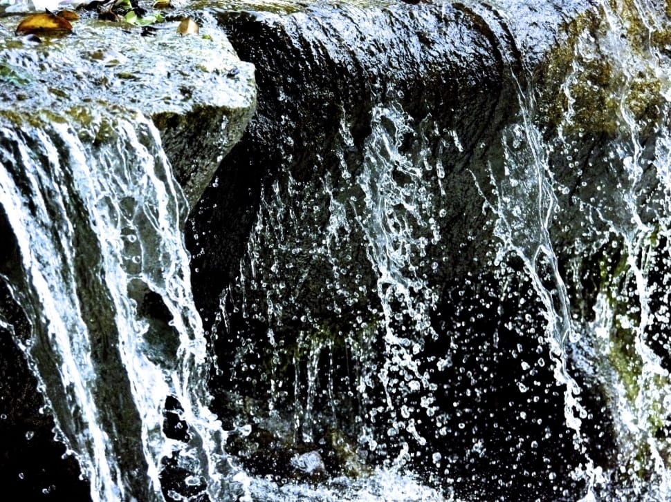 Waterfall, Water, Flow, Water, Rock - Waterfall , HD Wallpaper & Backgrounds