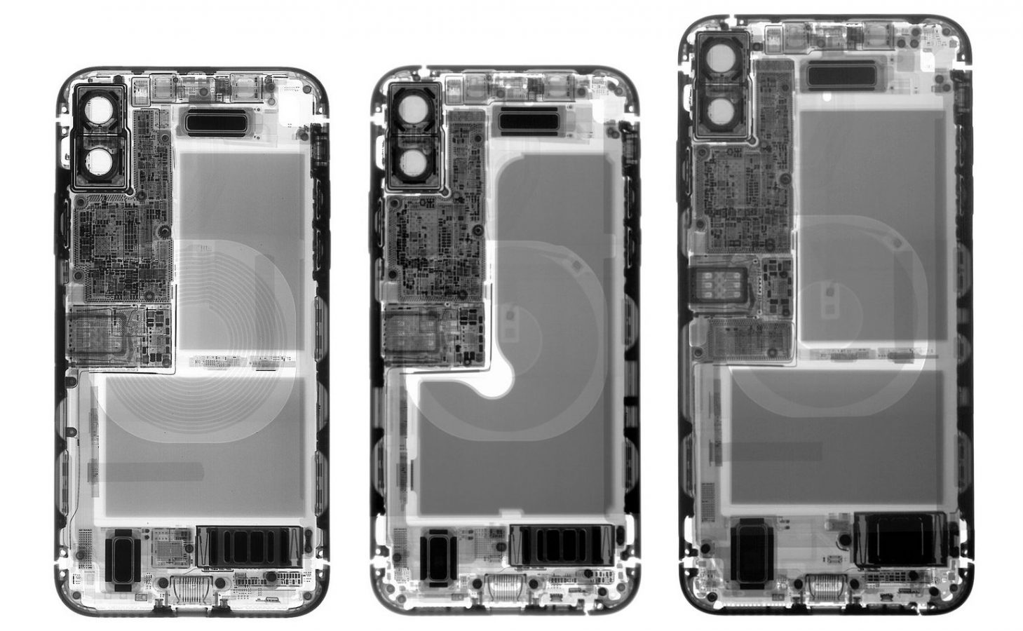 Double The Iphone Xs Teardowns Double The Wallpapers - Iphone Xs Max Wireless Charging Location , HD Wallpaper & Backgrounds