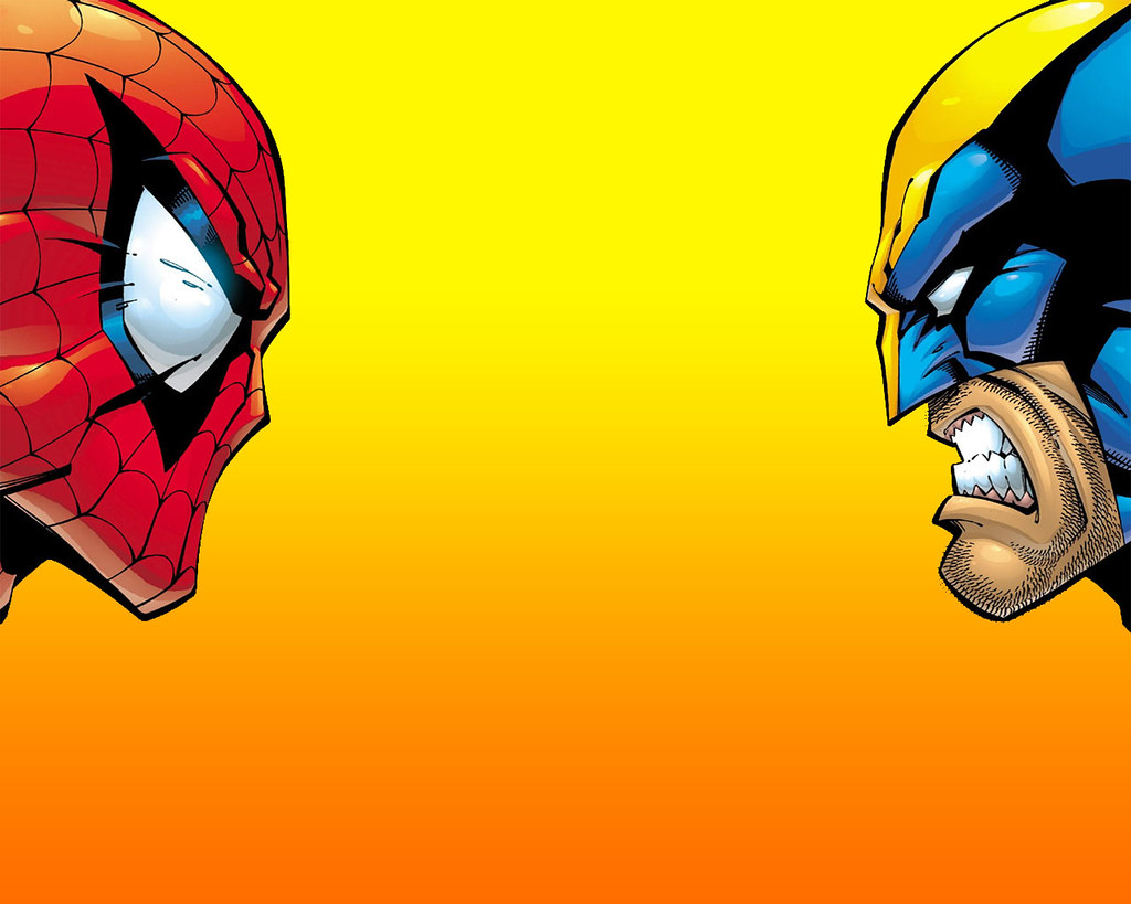 Spiderman Vs Wolverine , HD Wallpaper & Backgrounds