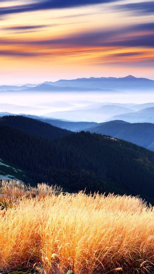 Beautiful Mountain Scenery - Scenic Iphone , HD Wallpaper & Backgrounds