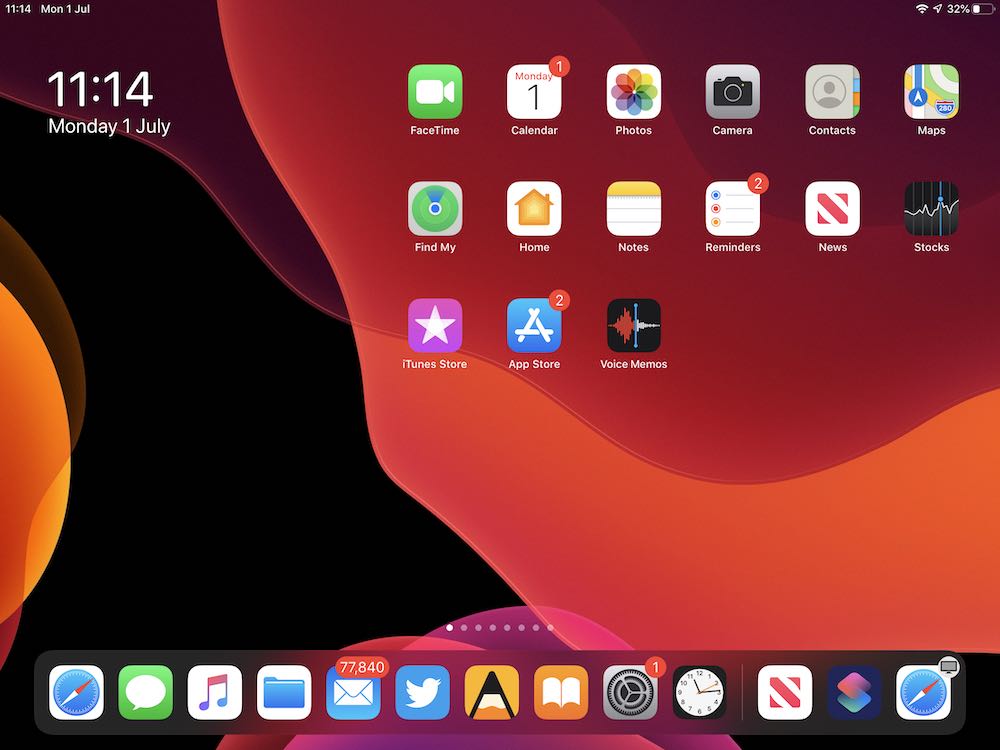 Darkmodedynamicwallpaper - Update Apps On Ipad Ios 13 , HD Wallpaper & Backgrounds