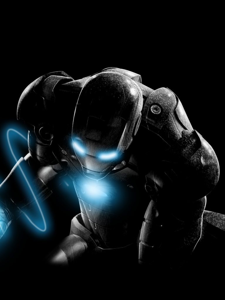 Iron Man Logo For Iphone , HD Wallpaper & Backgrounds