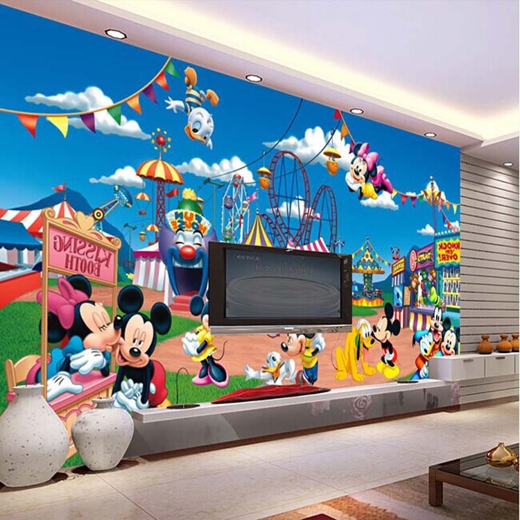 Mural De Mickey Mouse , HD Wallpaper & Backgrounds