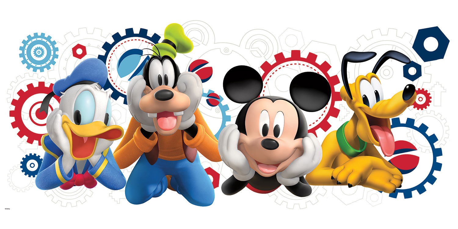 Mickey Mouse Clubhouse Wallpaper Border Mickey Mouse - Mickey Mouse Background Png , HD Wallpaper & Backgrounds