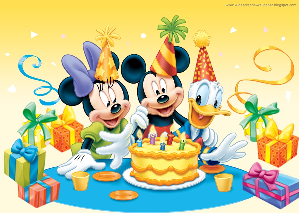 Happy Birthday Mickey Y Minnie , HD Wallpaper & Backgrounds
